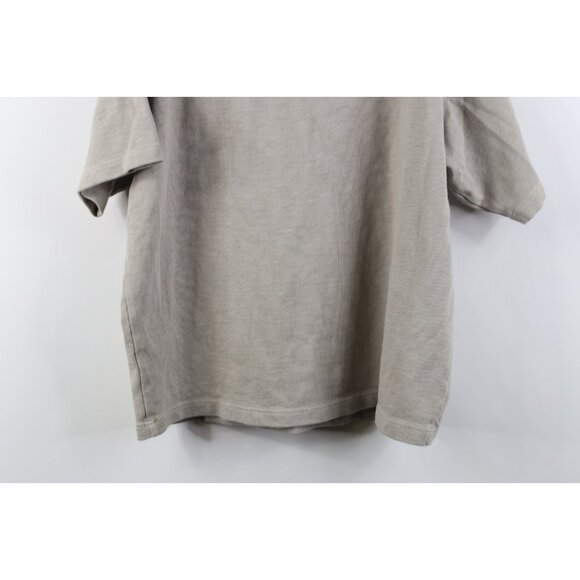 Buck Mason Mens Size Large Field Spec 90s Boxy Heavyweight T-Shirt Gray Cotton - Picture 11 of 11